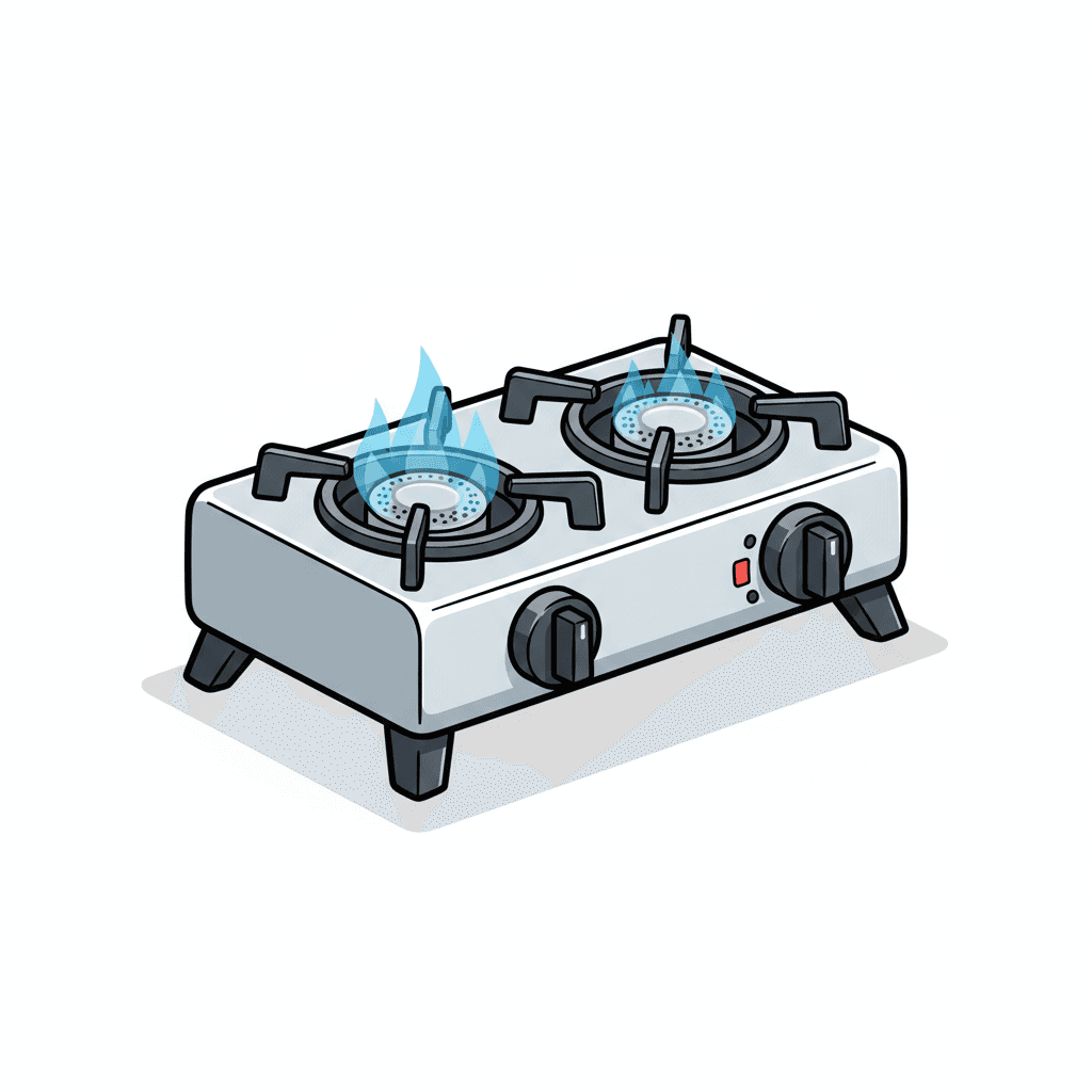 Dual-Burner Camp Stove